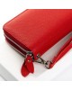 Жіночий шкіряний гаманець на дві блискавки Dr. Bond W39-3 Red