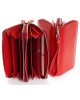 Жіночий шкіряний гаманець на дві блискавки Dr. Bond W39-3 Red