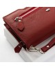 Жіночий шкіряний гаманець Dr. Bond WMB-2M date-red
