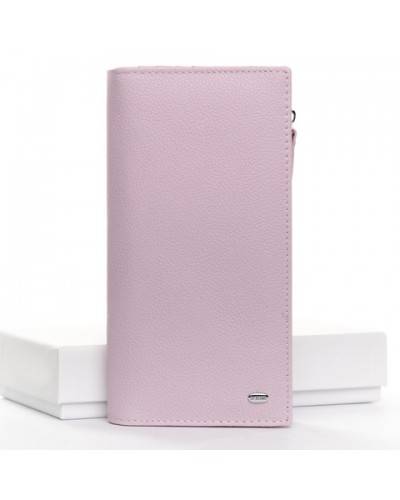 Женский кожаный кошелек Dr. Bond WMB-3M pink