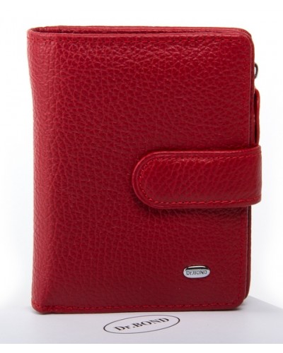 Женский кожаный кошелек Dr. Bond WN-2 red