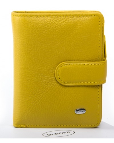 Жіночий шкіряний гаманець Dr. Bond WN-2 yellow