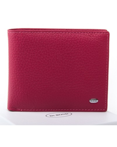 Женский кожаный кошелек Dr. Bond WN-7 pink-red