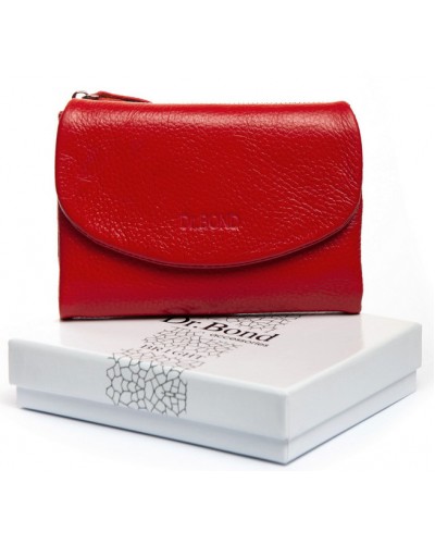 Жіночий шкіряний гаманець Dr.Bond WS-239 червоний