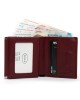 Жіночий шкіряний гаманець Dr.Bond WS-33 бордовий