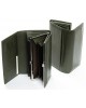 Жіночий шкіряний гаманець на магнітах Dr. Bond W1-V-2 dark-green