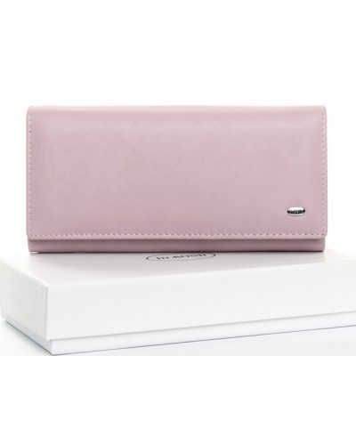 Женский кожаный кошелек Dr. Bond W1-V pink