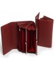 Жіночий шкіряний гаманець на магнітах Dr. Bond W1-V-2 red