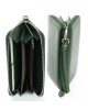 Жіночий шкіряний гаманець на блискавці Dr. Bond W38 dark-green