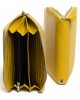Жіночий шкіряний гаманець на блискавці  Dr. Bond W38 yellow