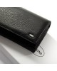 Жіночий шкіряний гаманець на магнітах з візитницею Dr. Bond W46-2 black