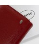 Жіночий шкіряний гаманець з візитницею Dr. Bond W46 red