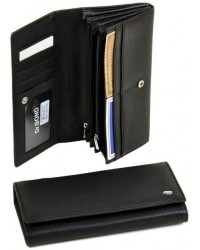 Жіночий шкіряний гаманець Dr. Bond W501 black