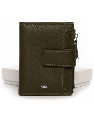 Жіночий шкіряний гаманець Dr.Bond WN-23-11 зелений