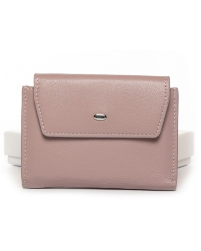 Жіночий шкіряний гаманець Dr.Bond WN-23-12 pink-purple