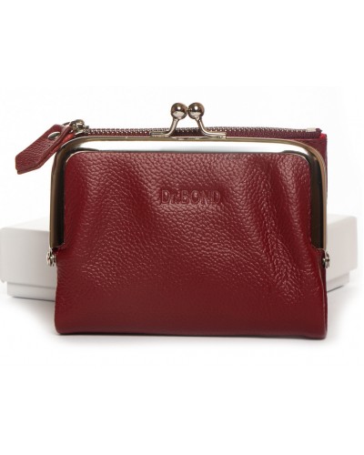 Жіночий шкіряний гаманець Dr.Bond WN-23-13 бордовий