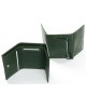 Жіночий шкіряний гаманець Dr.Bond WS-6 dark-green