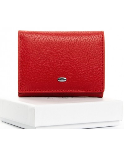 Жіночий шкіряний гаманець Dr.Bond WS-6 red
