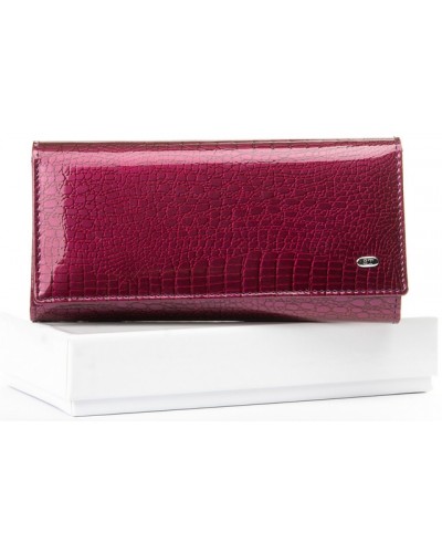 Жіночий шкіряний гаманець SERGIO TORRETTI W1-V purple-red