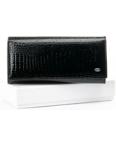 Жіночий шкіряний гаманець SERGIO TORRETTI W501 black