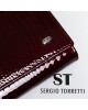 Жіночий шкіряний гаманець на магнітах SERGIO TORRETTI W1-V-2 bordo