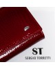 Жіночий шкіряний гаманець на магнітах SERGIO TORRETTI W501-2 red