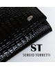 Жіночий шкіряний гаманець на магнітах SERGIO TORRETTI W501-2 black