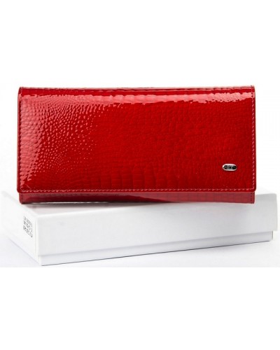 Жіночий шкіряний гаманець SERGIO TORRETTI W501 red