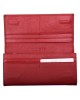 Жіночий шкіряний гаманець на магнітах ST 014 червоний
