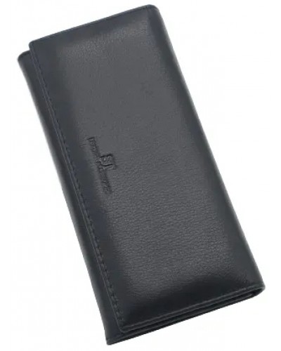 Жіночий шкіряний гаманець на магнітах ST 014-A Black