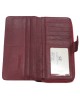 Жіночий шкіряний гаманець ST 026 бордовий