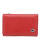 Жіночий шкіряний гаманець на магніті ST 031-A червоний