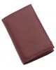 Жіночий шкіряний гаманець на магніті ST 031 бордовий