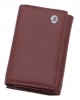 Жіночий шкіряний гаманець на магніті ST 031 бордовий