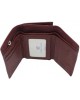 Жіночий шкіряний гаманець на магніті ST 031-A бордовий