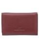 Жіночий шкіряний гаманець на магніті ST 031-A бордовий