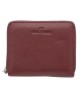 Жіночий шкіряний гаманець на блискавці ST 390-A бордовий