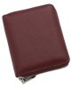 Жіночий шкіряний гаманець на блискавці ST 390-A бордовий