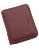 Жіночий шкіряний гаманець на блискавці ST 390-A бордовий