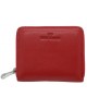 Жіночий шкіряний гаманець на блискавці ST 390-A червоний