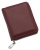 Жіночий шкіряний гаманець на блискавці ST 390 бордовий