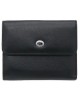 Жіночий шкіряний гаманець на магніті ST 400 чорний