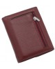 Жіночий шкіряний гаманець на магніті ST 400 бордовий