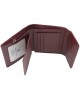 Жіночий шкіряний гаманець на магніті ST 400-A бордовий