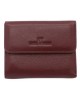 Жіночий шкіряний гаманець на магніті ST 400-A бордовий