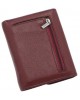 Жіночий шкіряний гаманець на магніті ST 400-A бордовий