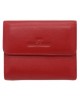 Жіночий шкіряний гаманець на магніті ST 400-A червоний