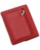 Жіночий шкіряний гаманець на магніті ST 400-A червоний