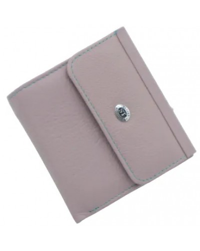 Жіночий шкіряний гаманець на магніті ST 209-1 Pink-Violet