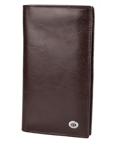 Чоловічий шкіряний гаманець ST B-MS-35 Coffee